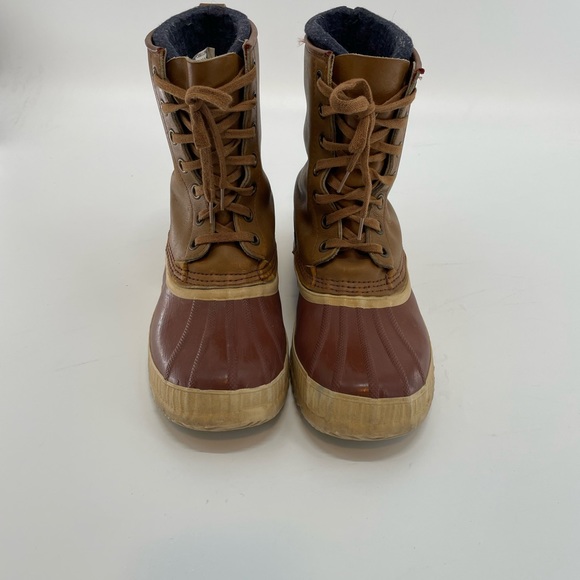 Sorel Premium Women’s Size US 10 Brown Lace Up Waterproof Snow Boots - Picture 2 of 9